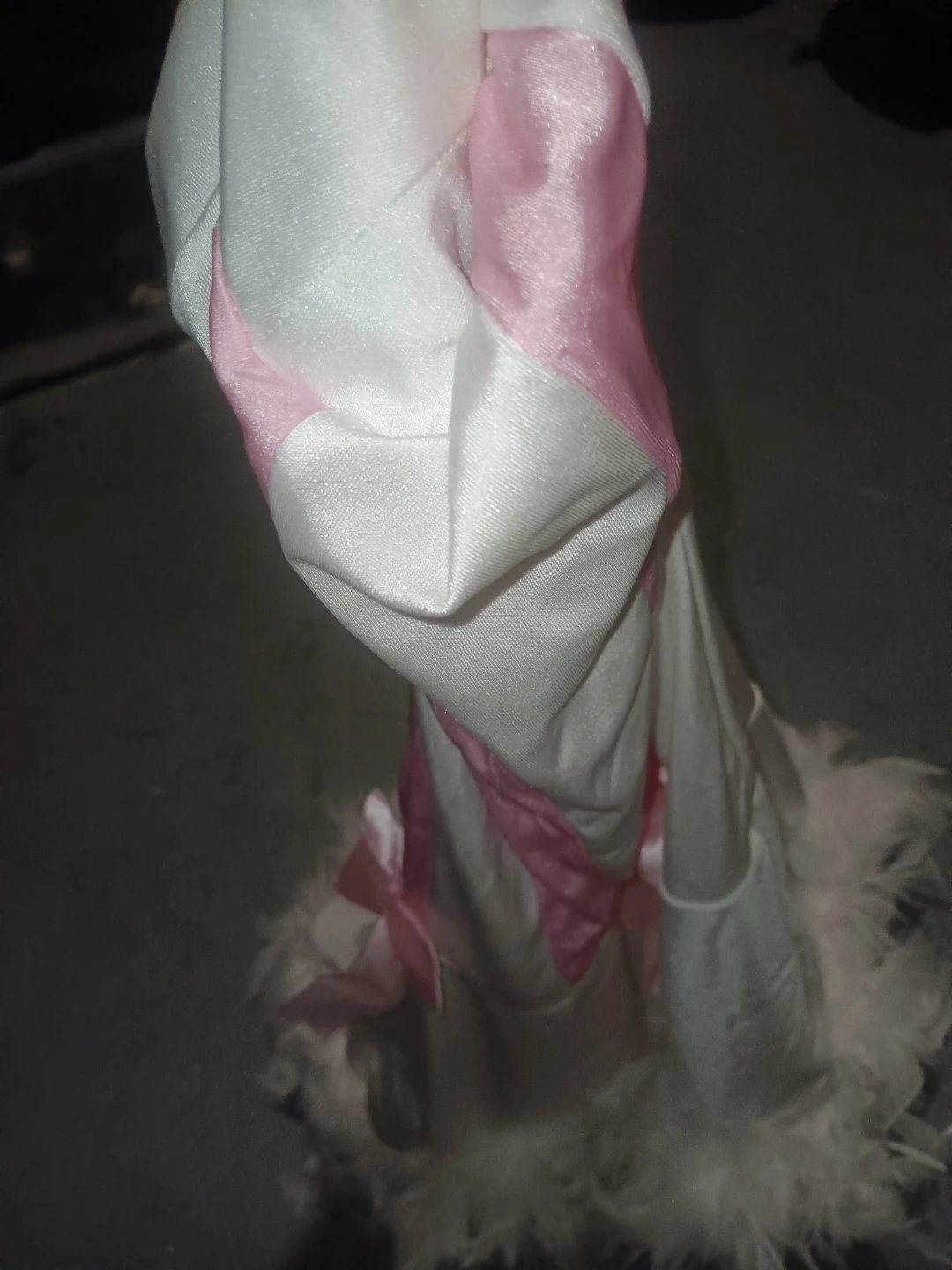 White and Pink Strapless Mini Dress Bunny Halloween costume - photo 3