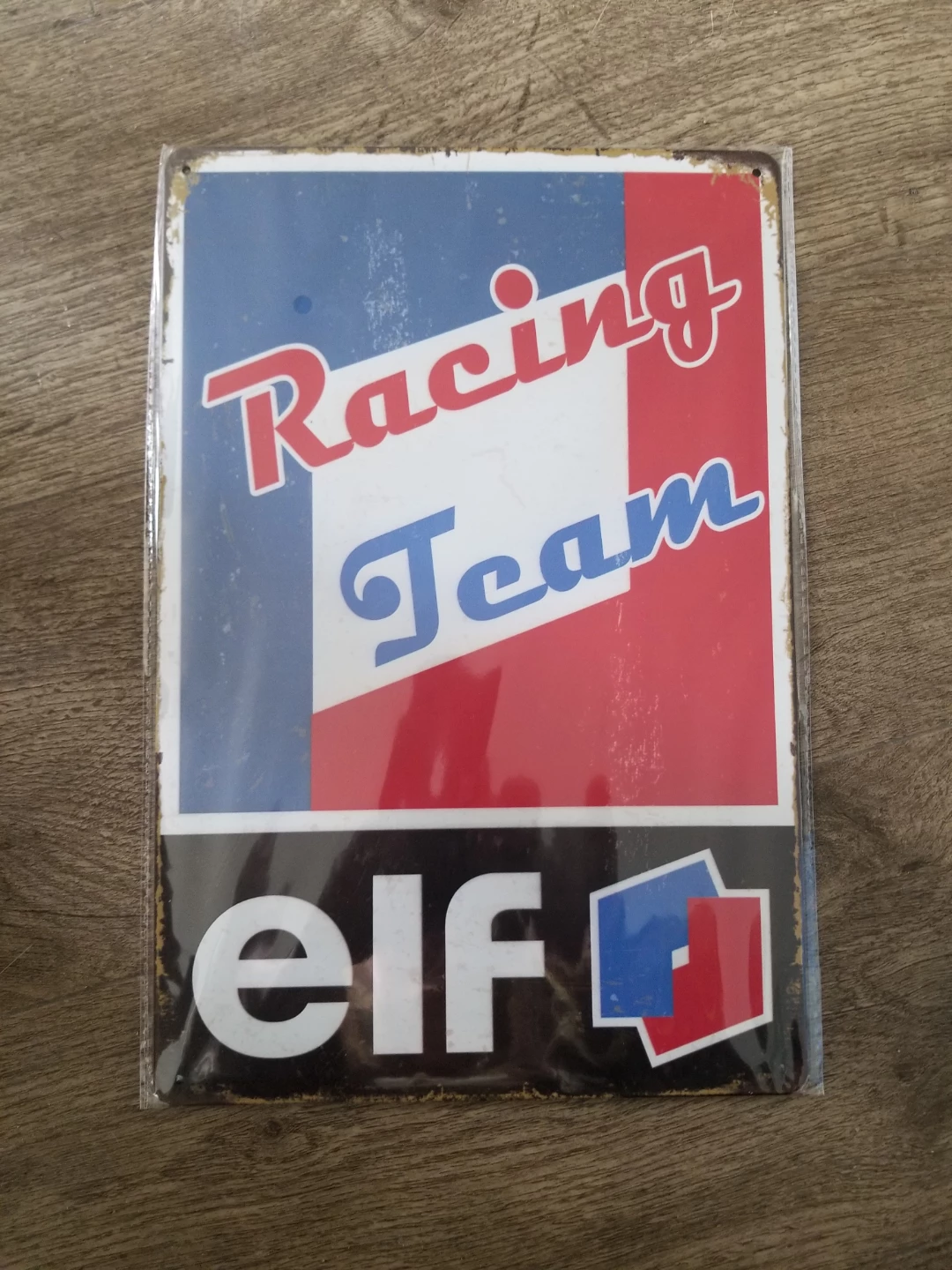 Elf Racing Team Metal Sign