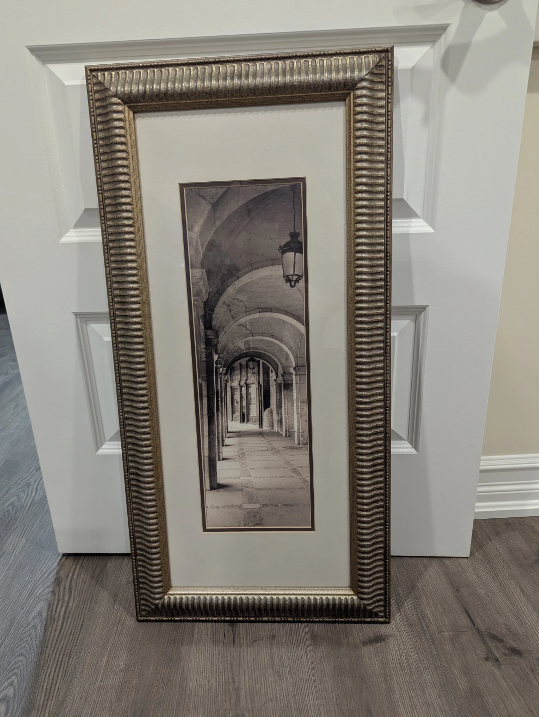 Framed Black and White Architecture Print
