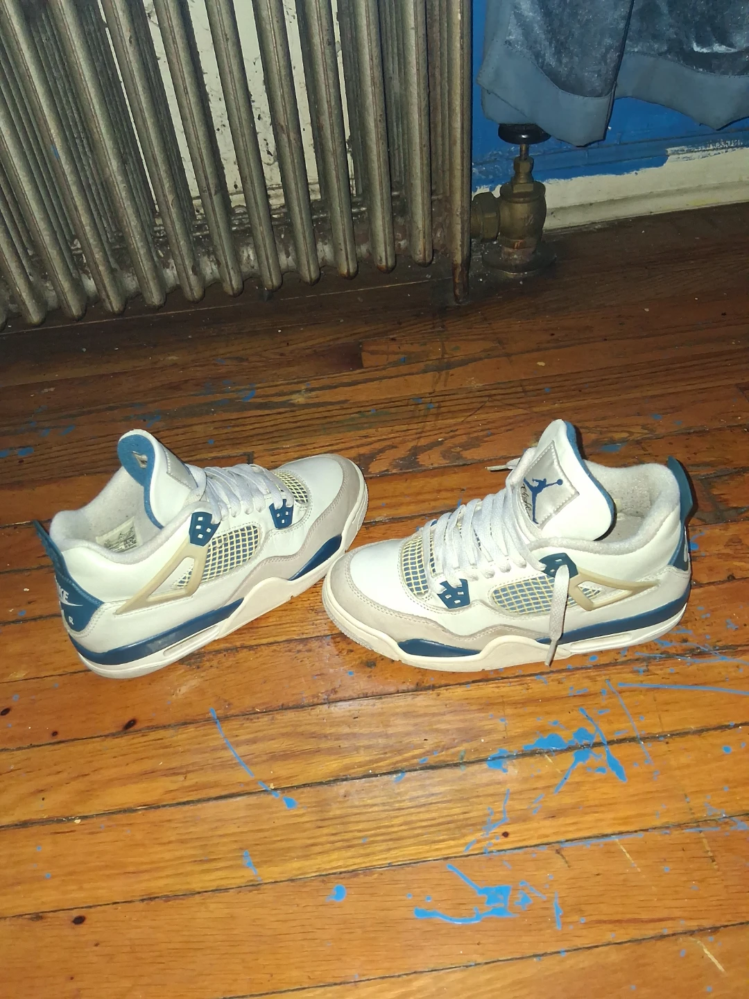 Nike Air Jordan 4 Retro GS Industrial Blue Size 6.5Y - photo 3