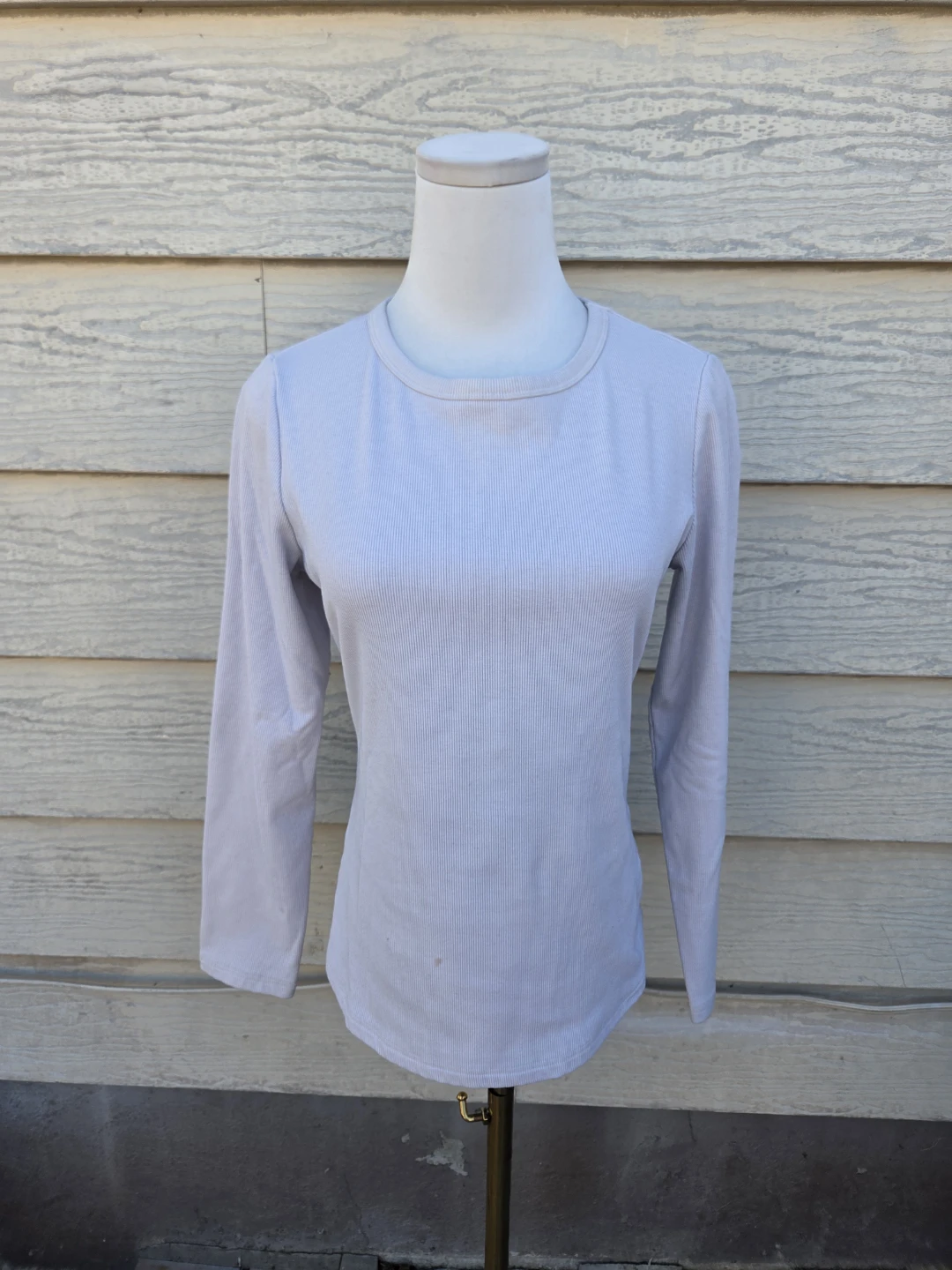 Autume Long Sleeve Ribbed Shirt
