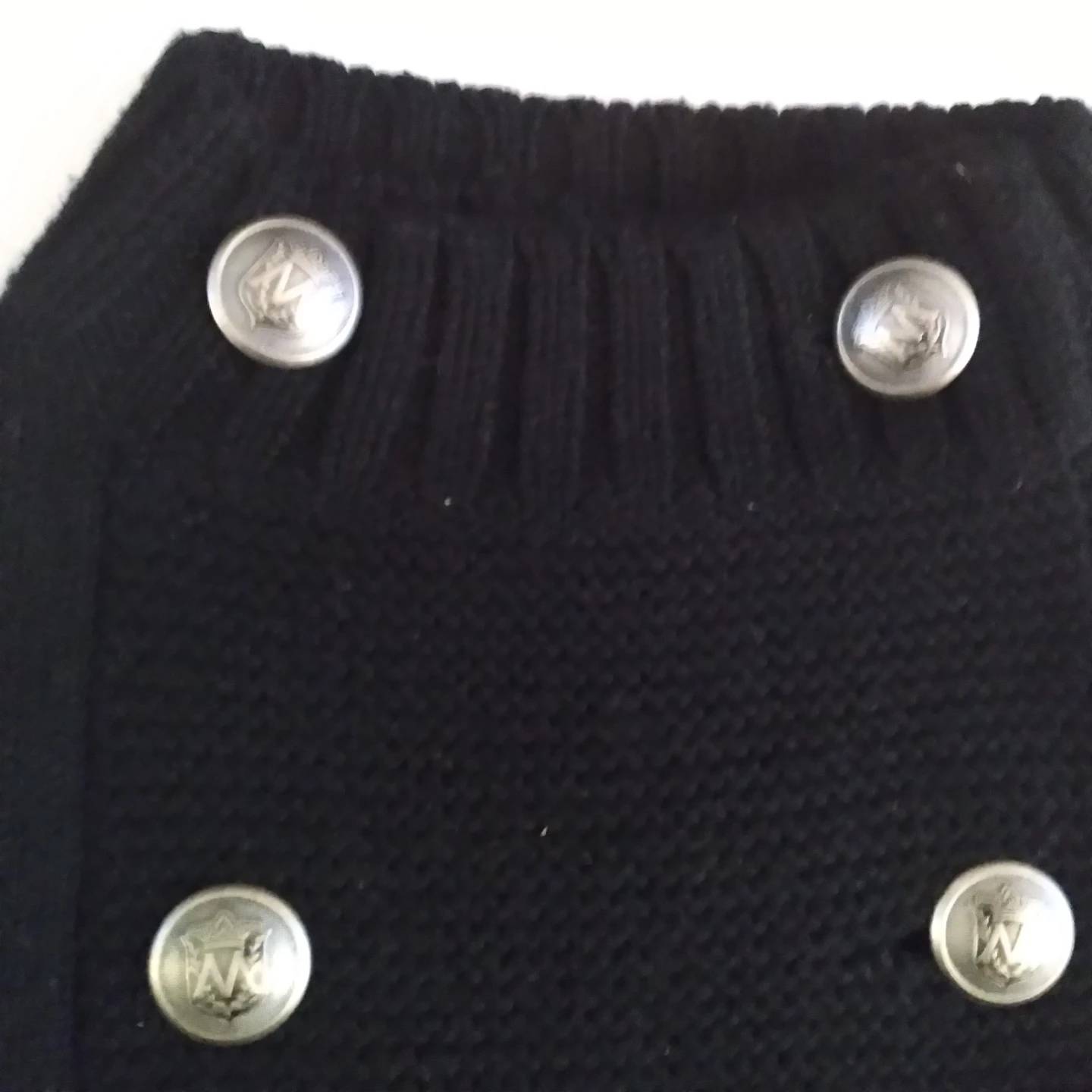 Club Monaco Black Merino Wool Vest S