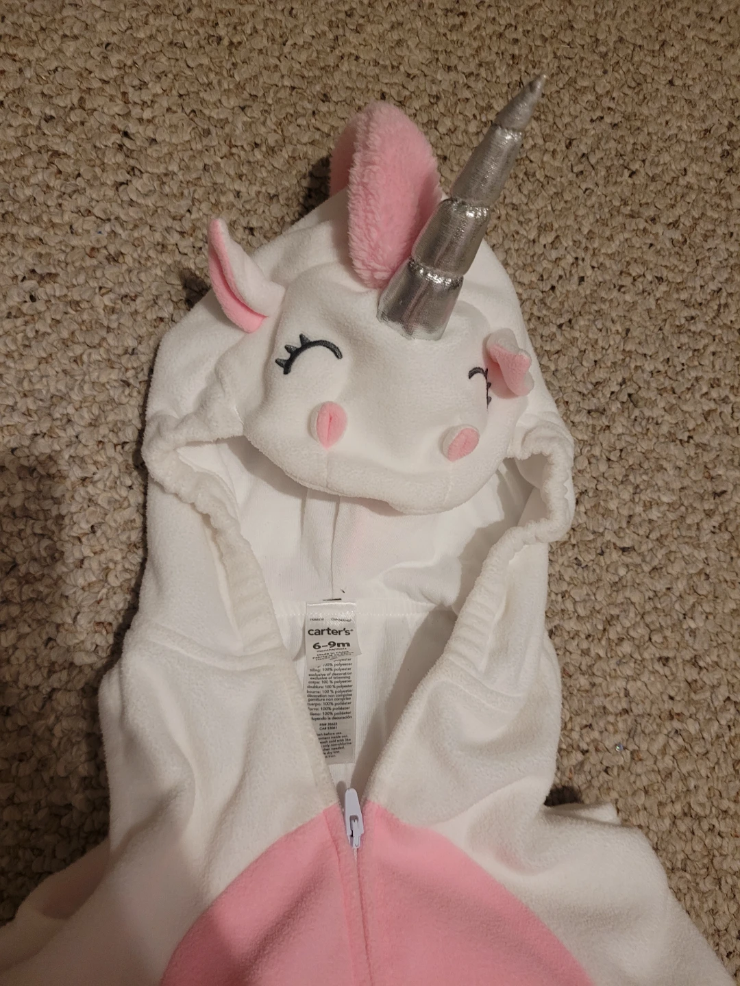 6-8 mon baby unicorn  costume - photo 2