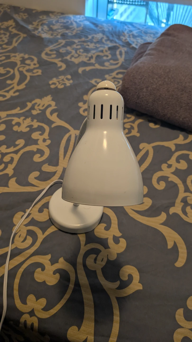 White Adjustable Desk Lamp