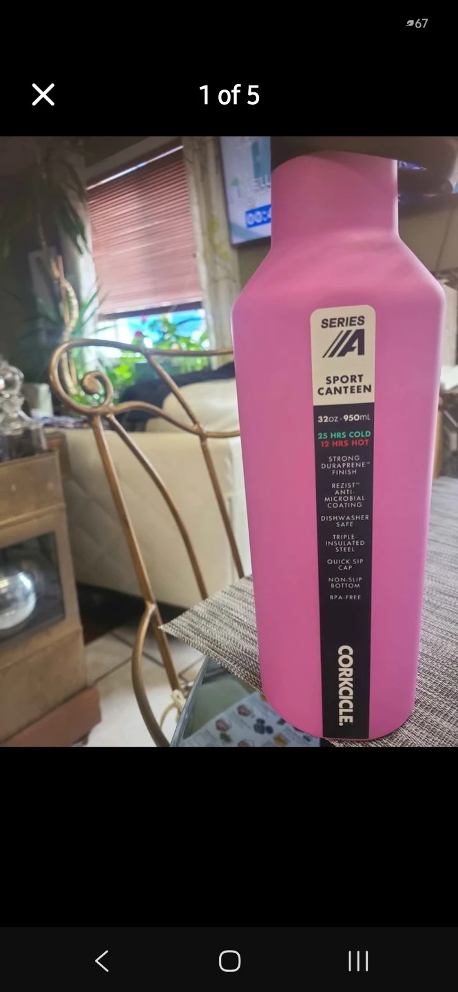 Corkcicle Series A Sport Canteen 32oz Fuscia