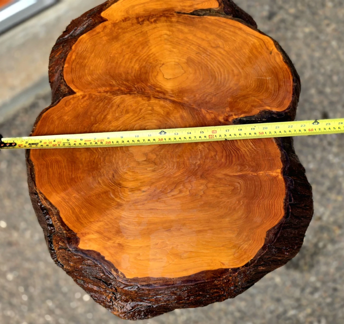 Live Edge Wooden side table - photo 5