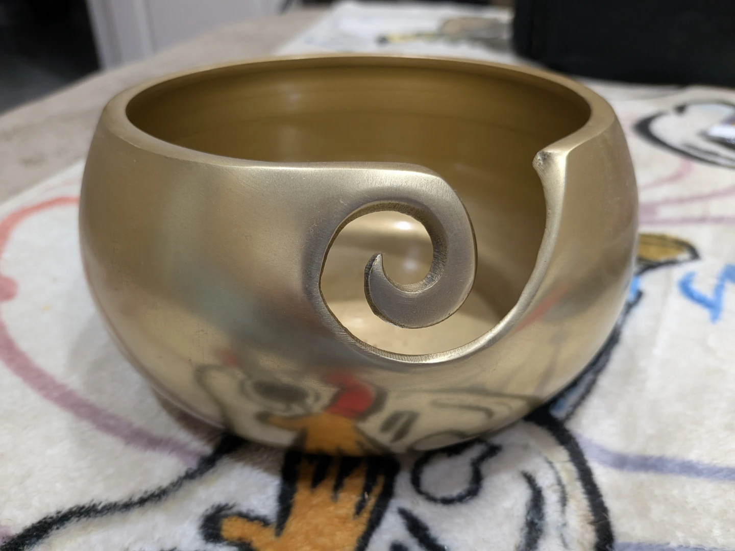 Loops & Threads Gold Tone Yarn Bowl - photo 2