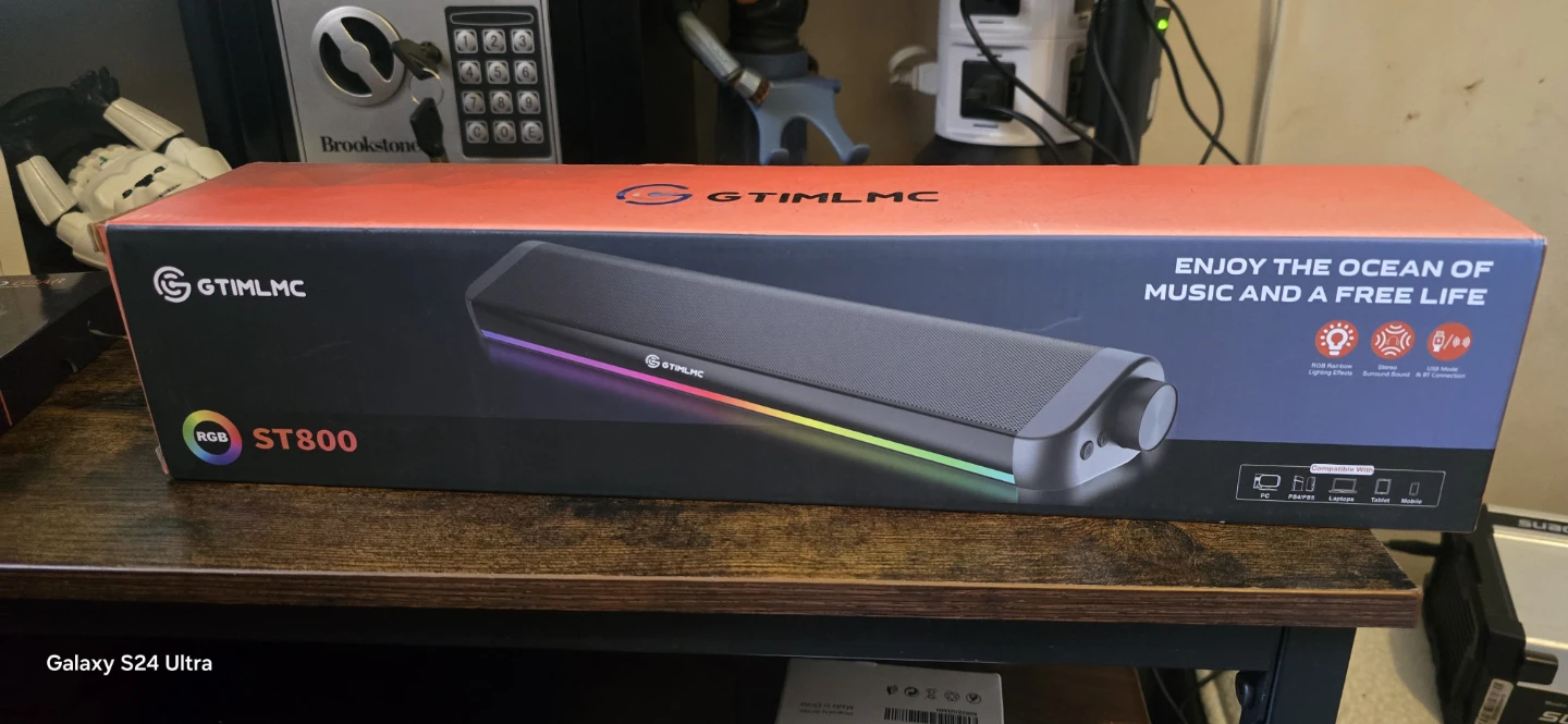 GTIMLMC ST800 RGB Computer Soundbar