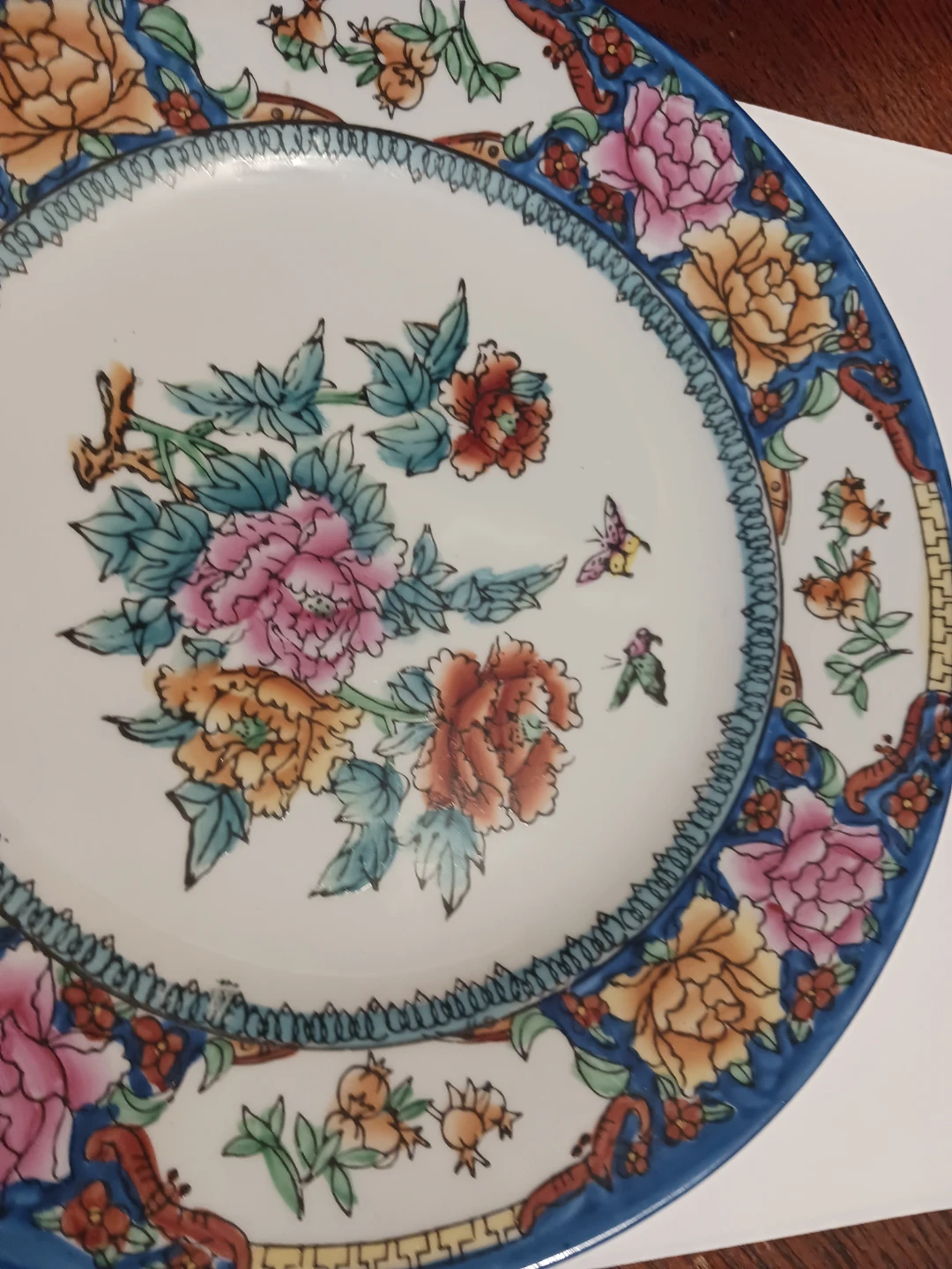 Beautiful Vintage Decorative Floral  Plate - photo 4