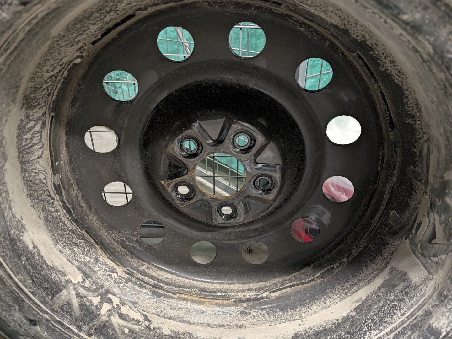 Michelin X-Ice Snow 215/55R18 Tires on Steel Rim - photo 3