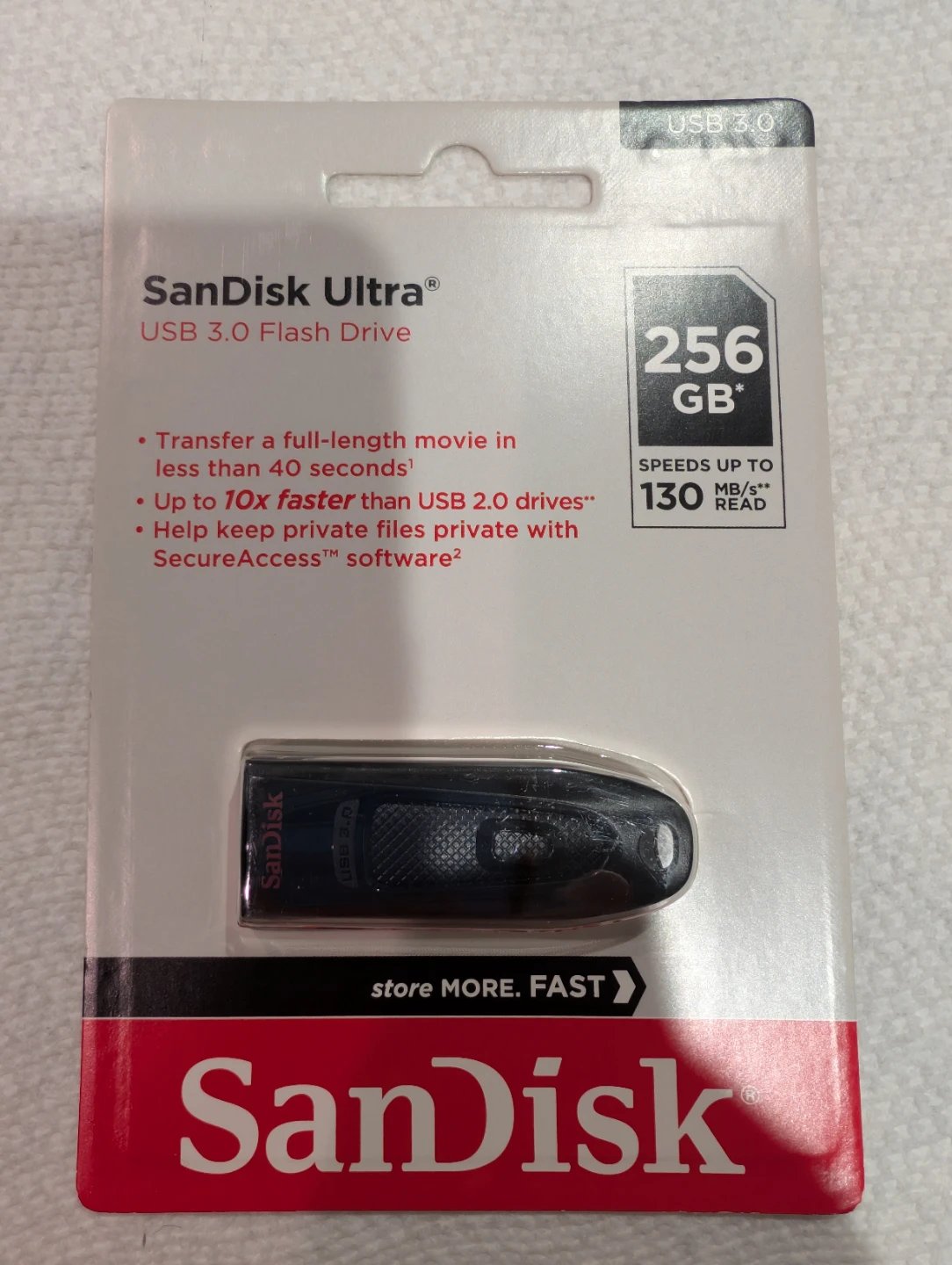SanDisk Ultra 256GB USB 3.0 Flash Drive