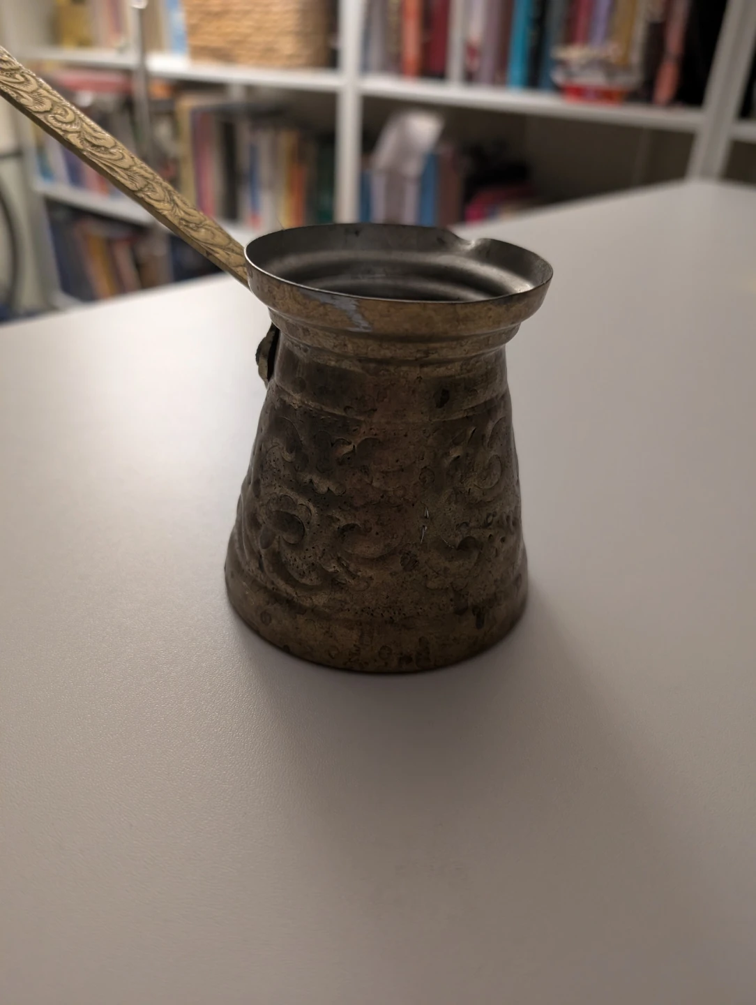 Vintage Metal Turkish Coffee Pot