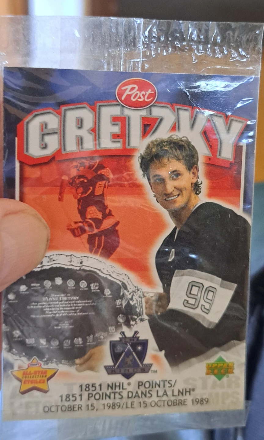1999 Wayne Gretzky Upper Deck Post Card