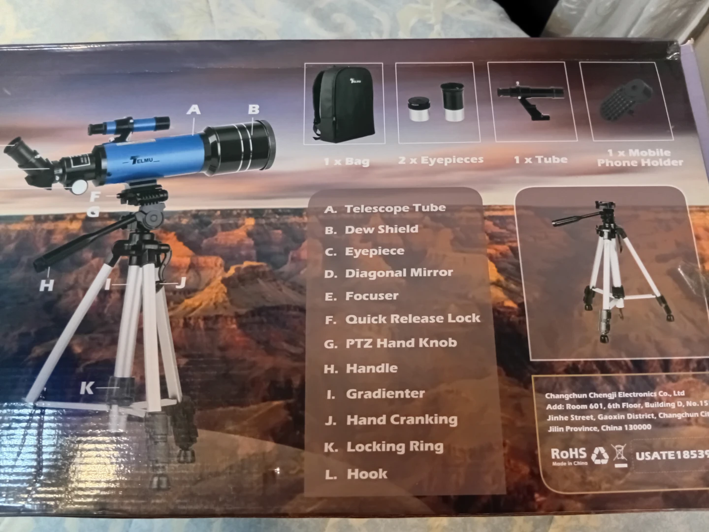 Telmu F40070M Astronomical Telescope - photo 2