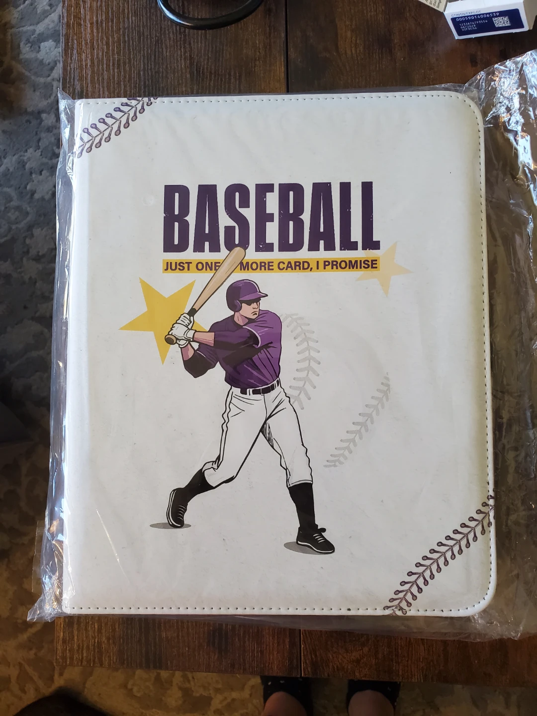Baseball Card Binder with 9-Pocket Sleeves (360 cards)...New