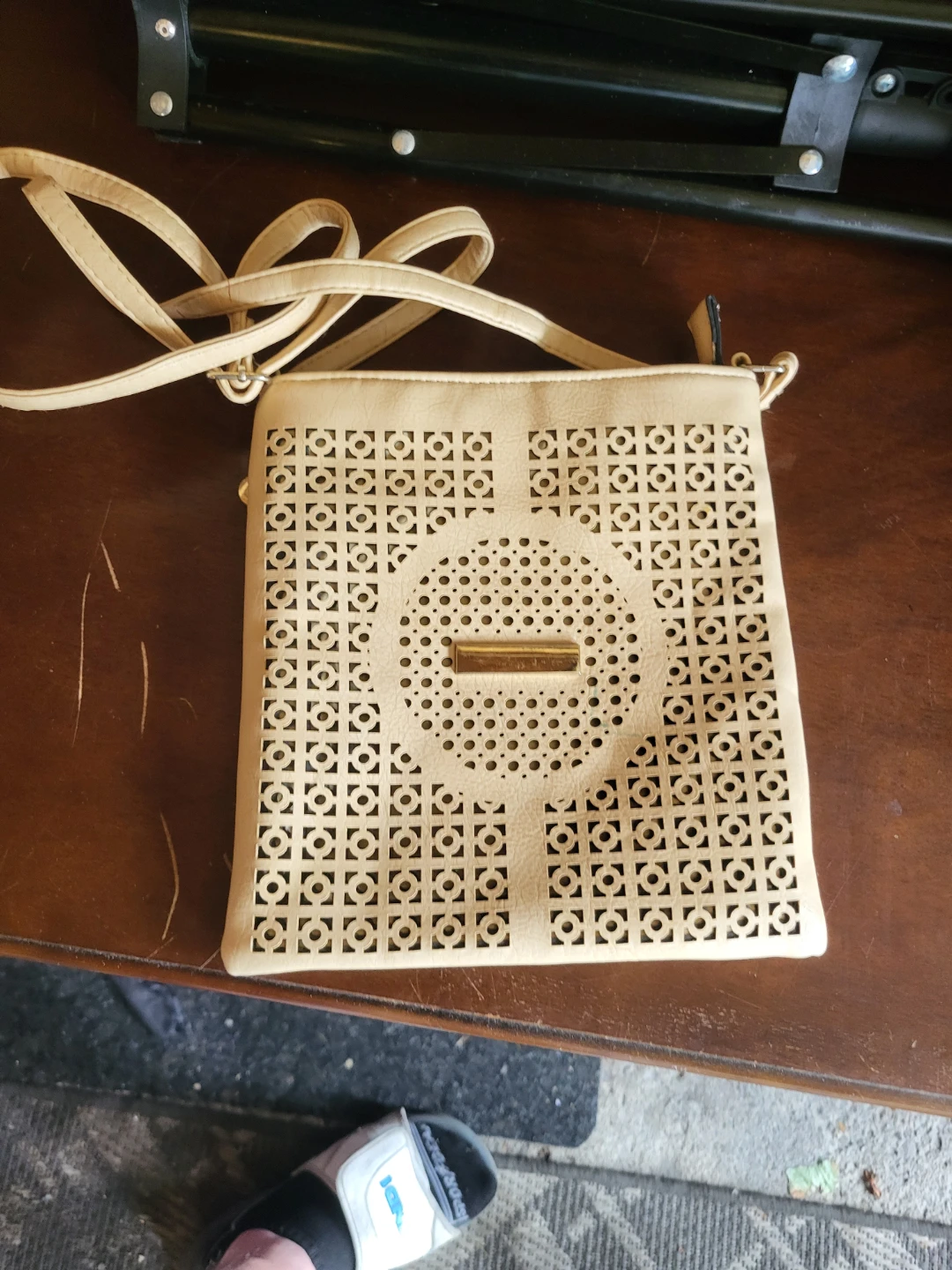 Cream Crossbody Bag