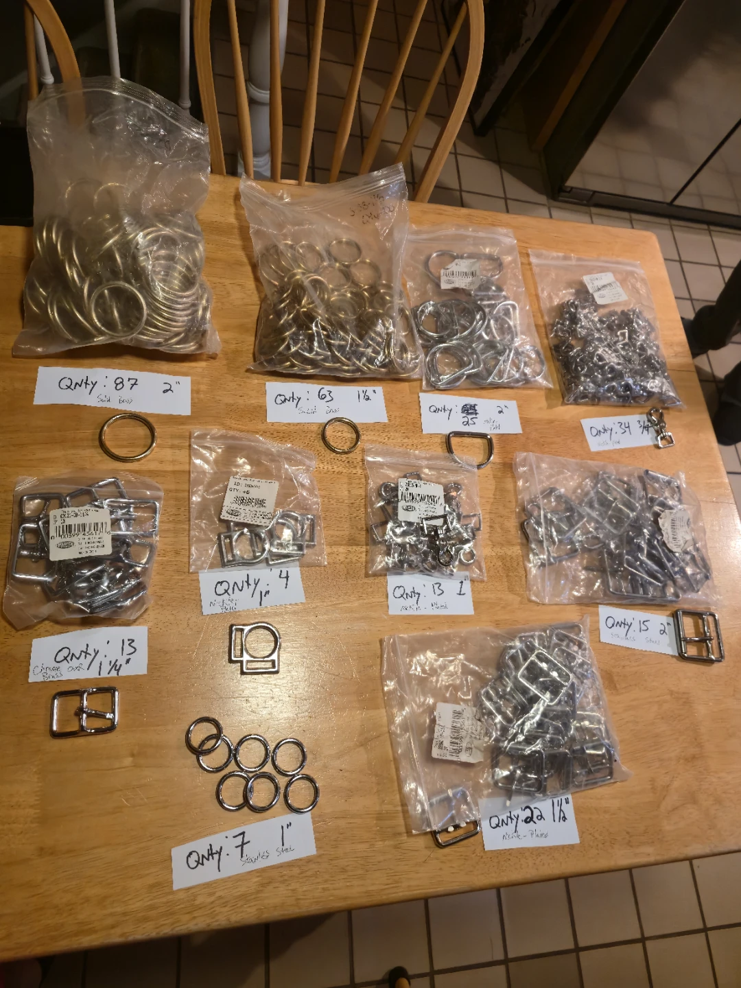 Weaver Leather Saddle & Leatherworking Hardware Lot