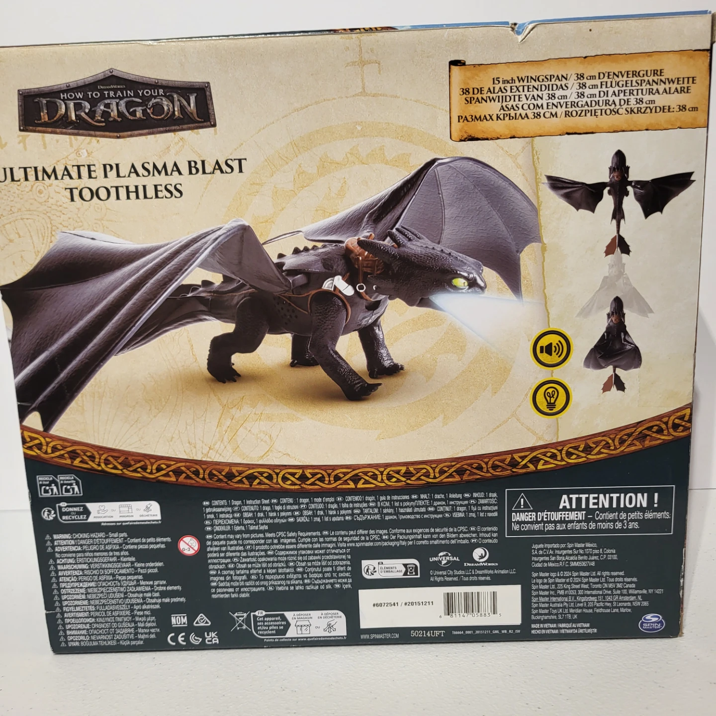 DreamWorks Ultimate Plasma Blast Toothless Dragon - photo 4