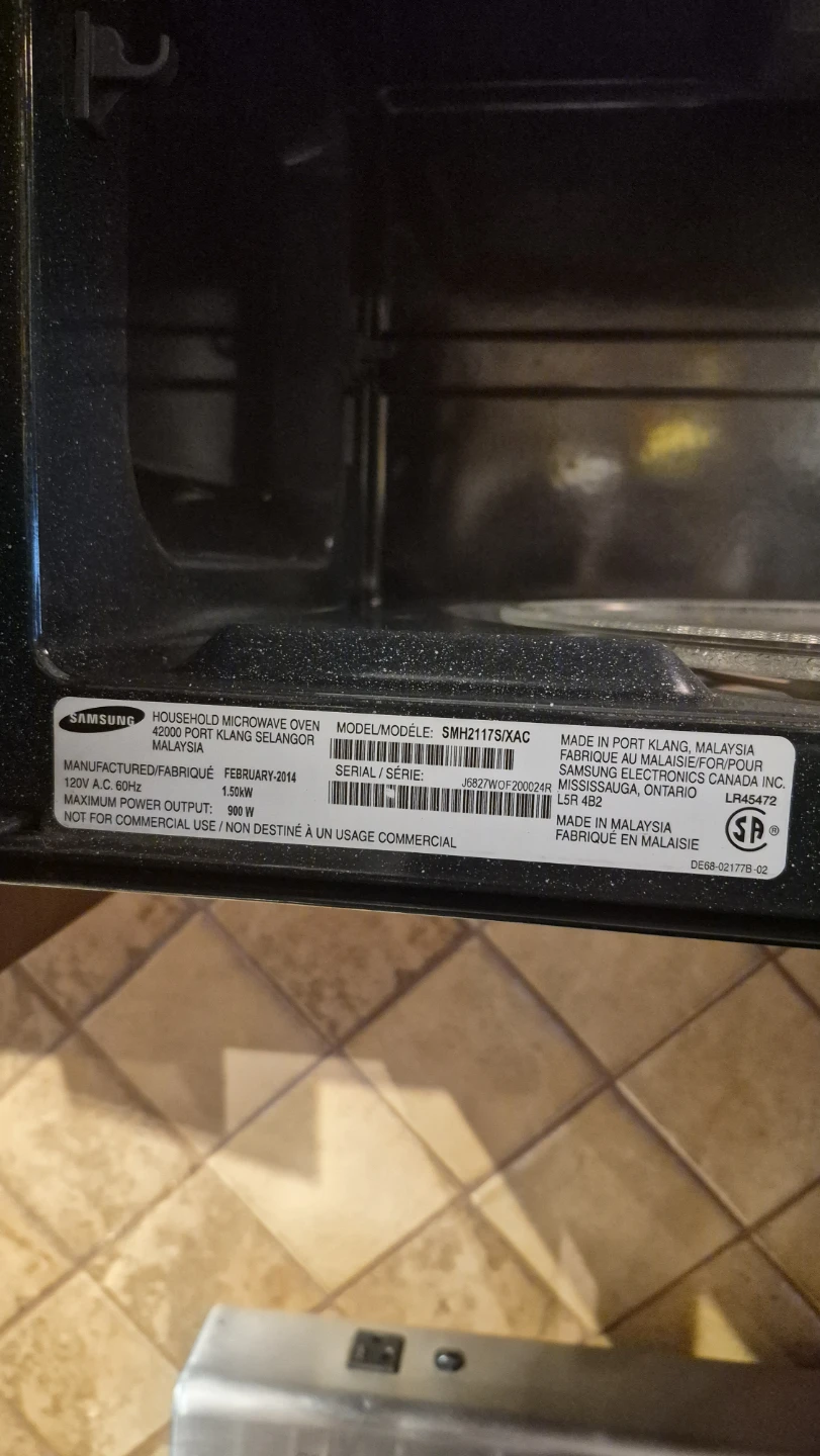 Samsung Microwave Oven SMH2117S/XAC - photo 3