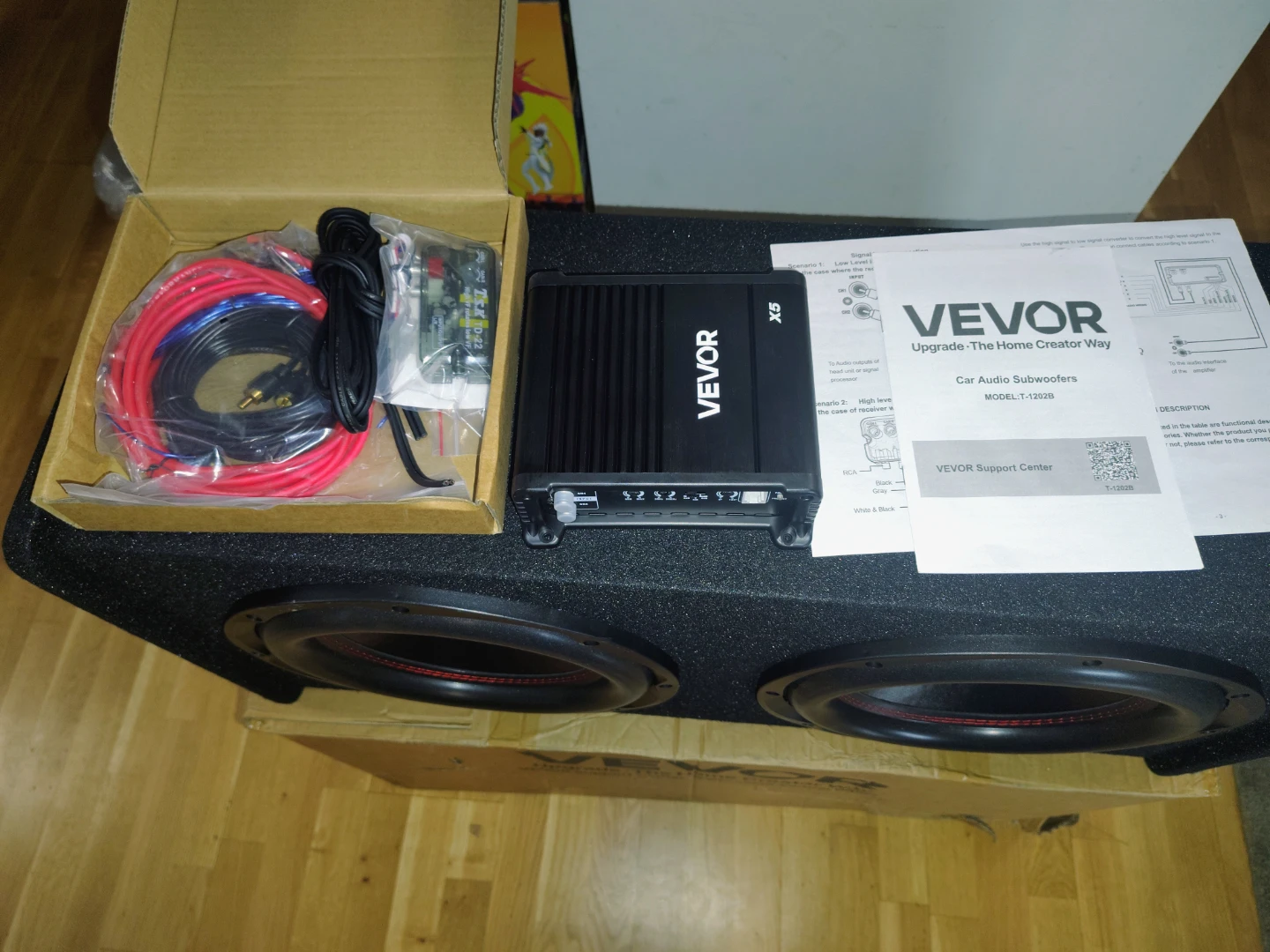 VEVOR T-1202B car audio subwoofer - photo 5