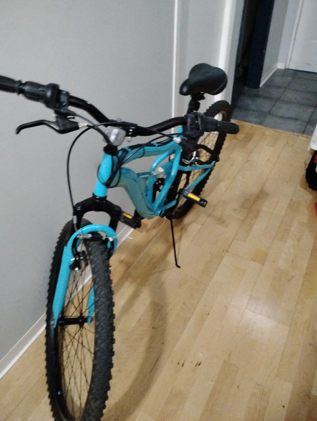 Blue Mountain Bike with Dual Suspension - photo 3