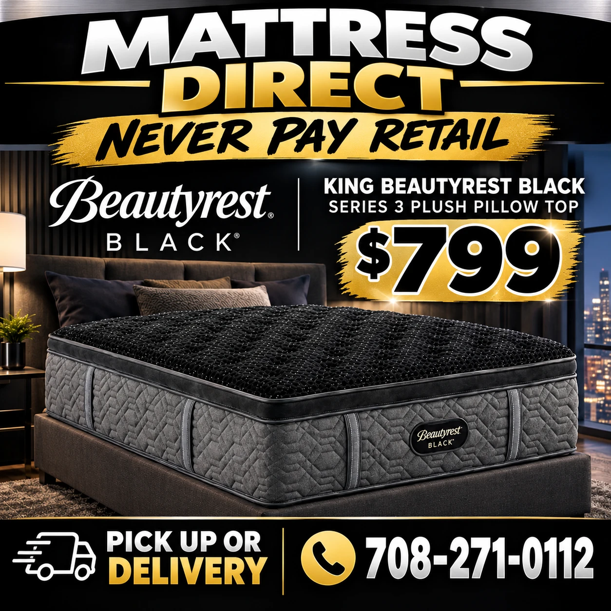 Beautyrest Black Series 3 Plush Pillow Top