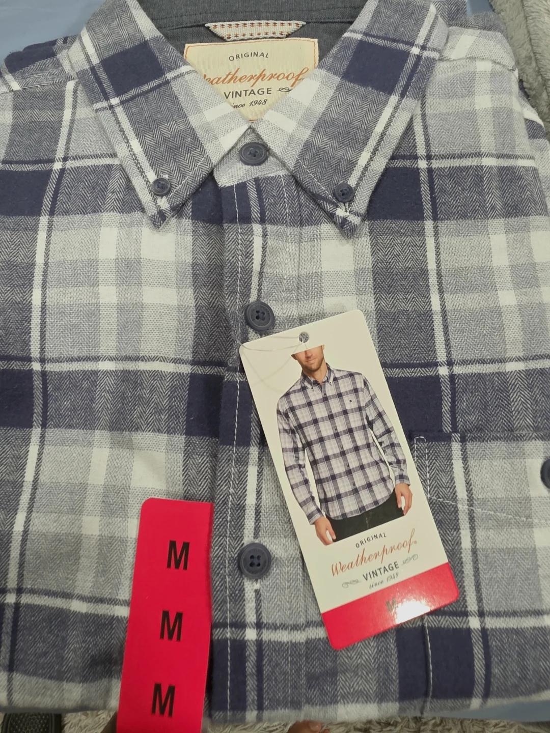 Weatherproof Vintage Plaid Button-Down Shirt