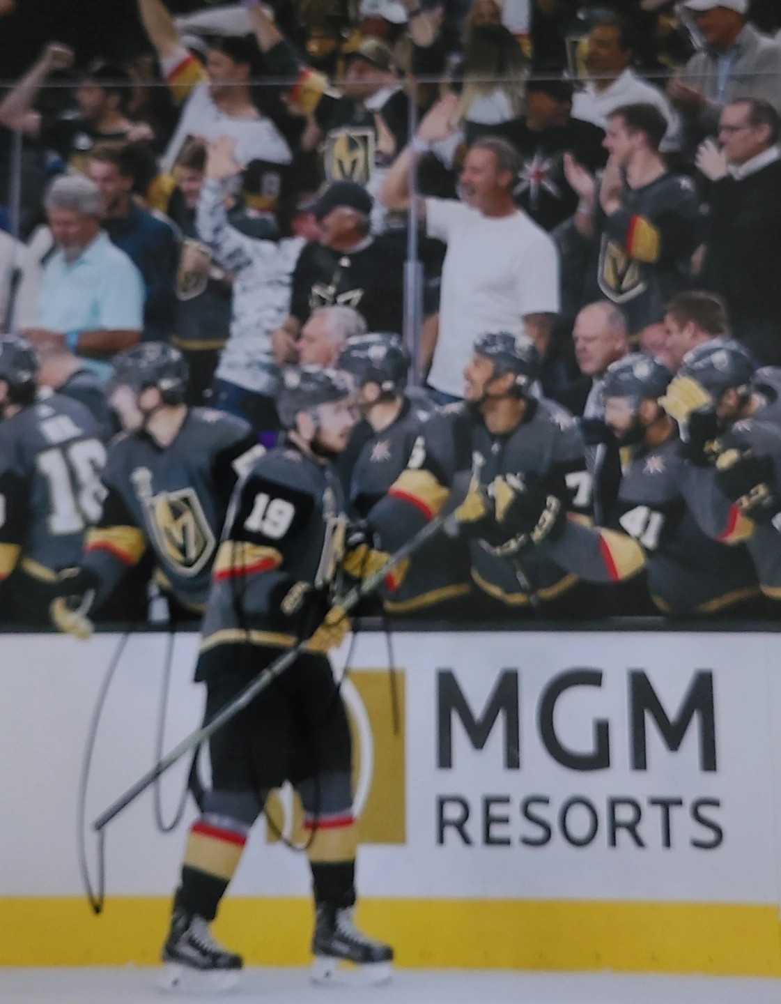 Vegas Golden Knights Autographed 8x10 Photos With COA'S - photo 5