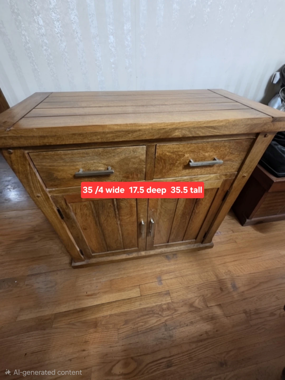 Wood Cabinet Sideboard Buffet - photo 2