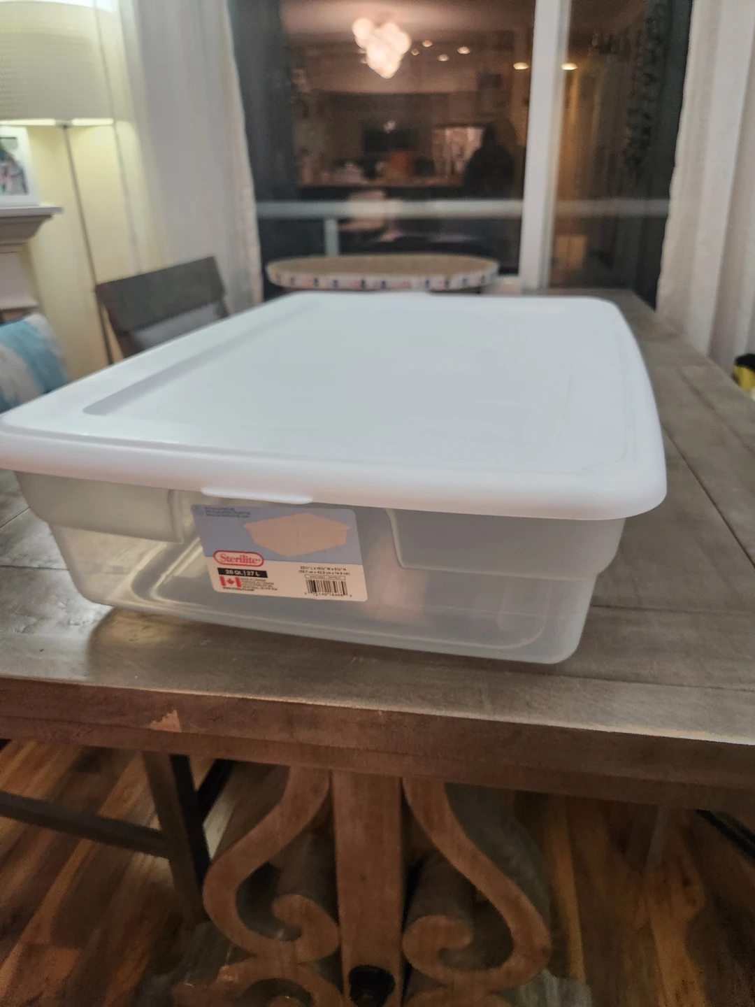 Sterilite 28 Qt Clear Storage Bin - photo 3