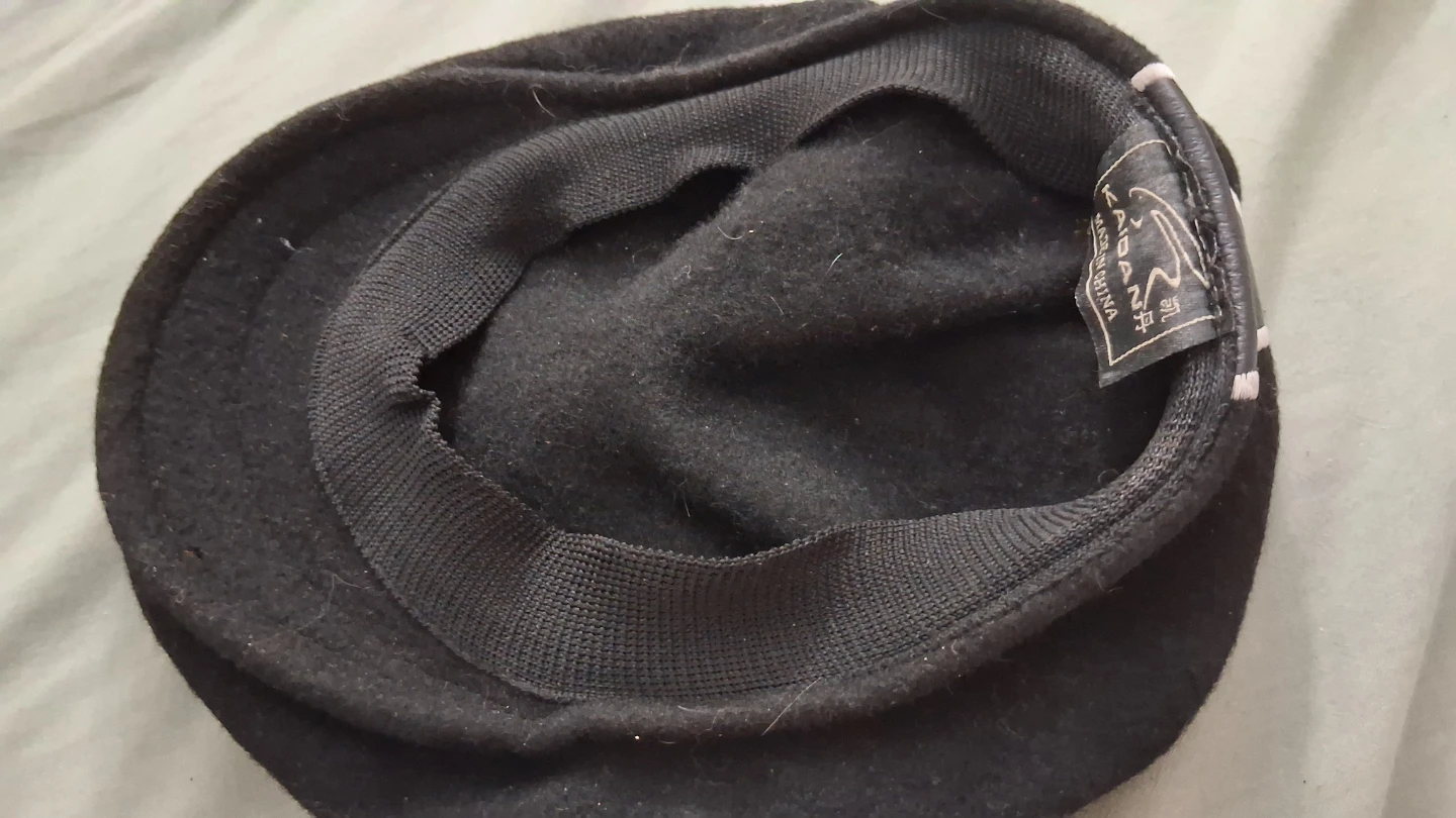 KAIDAN Black Wool Beret Hat - photo 4