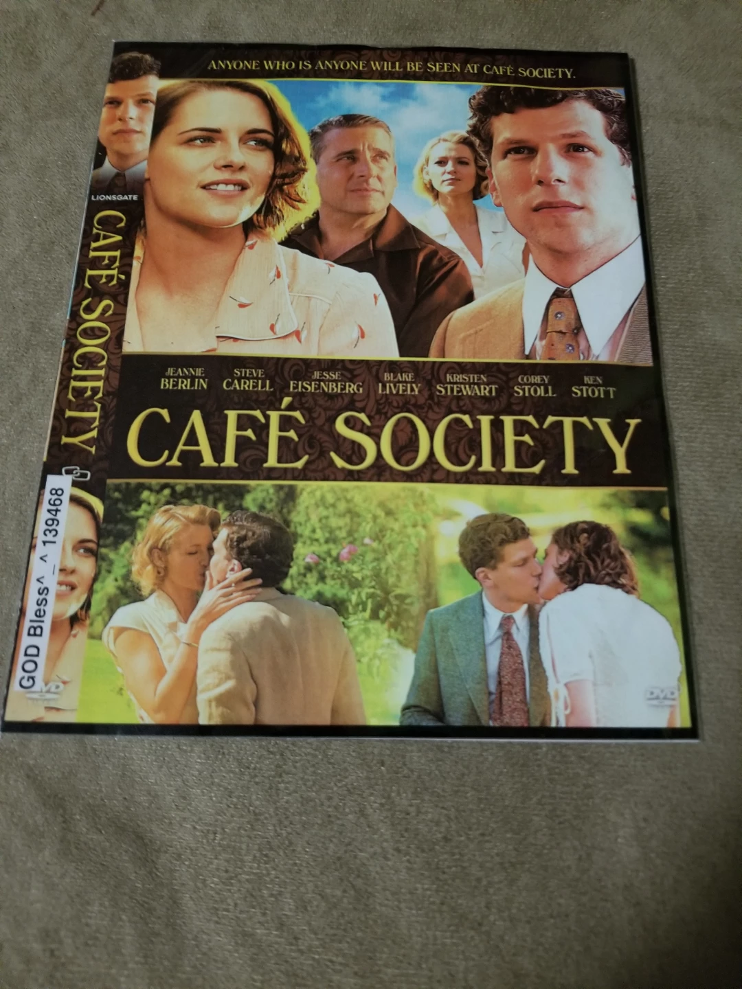 Cafe Society DVD