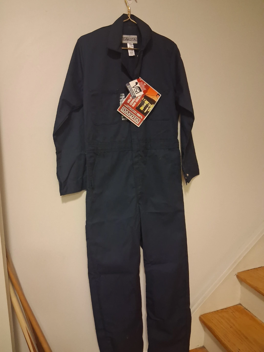 Dakota Unlined Coveralls Navy Blue 40 RG