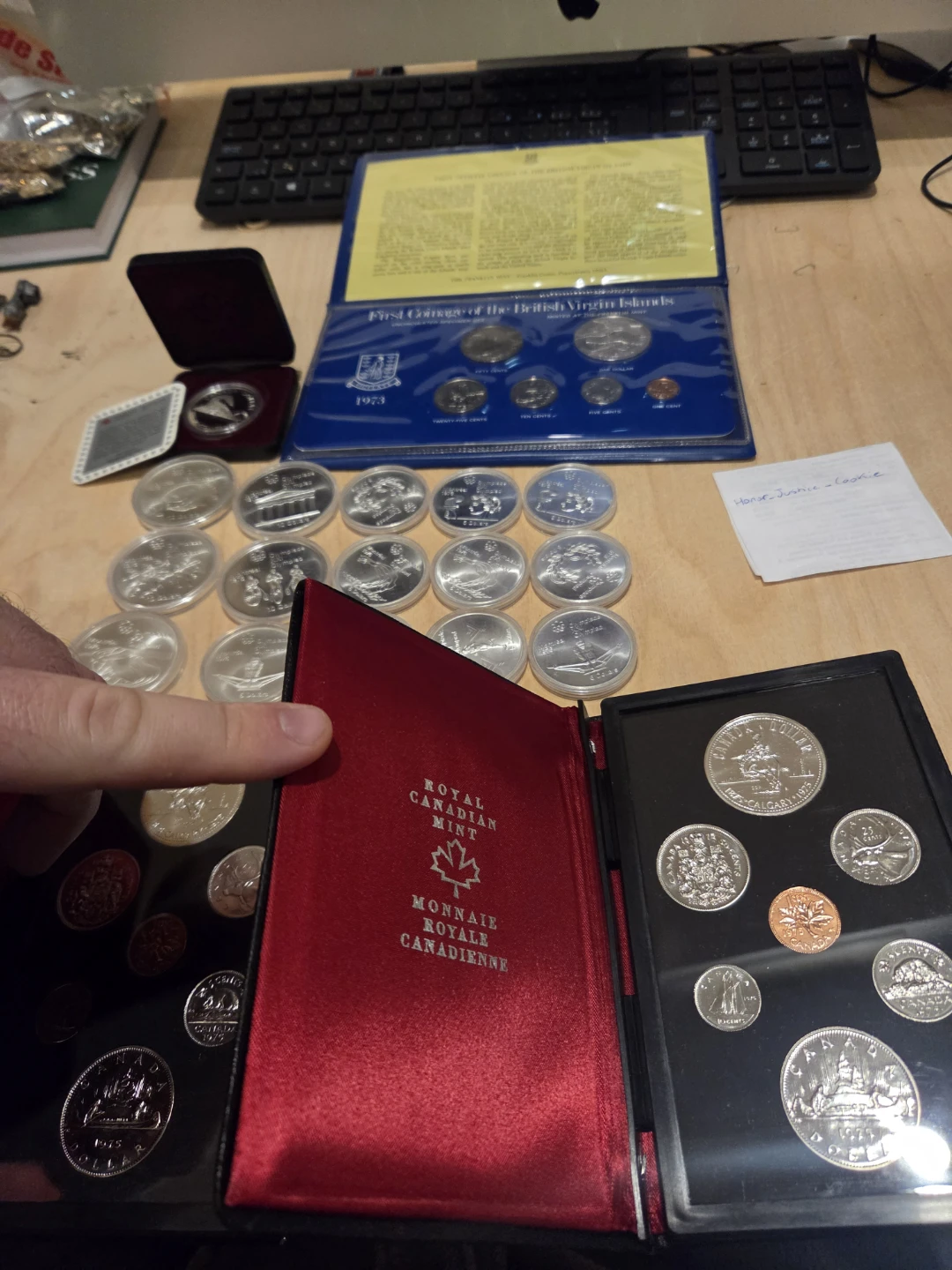 Silver Coins and old Bills - photo 3