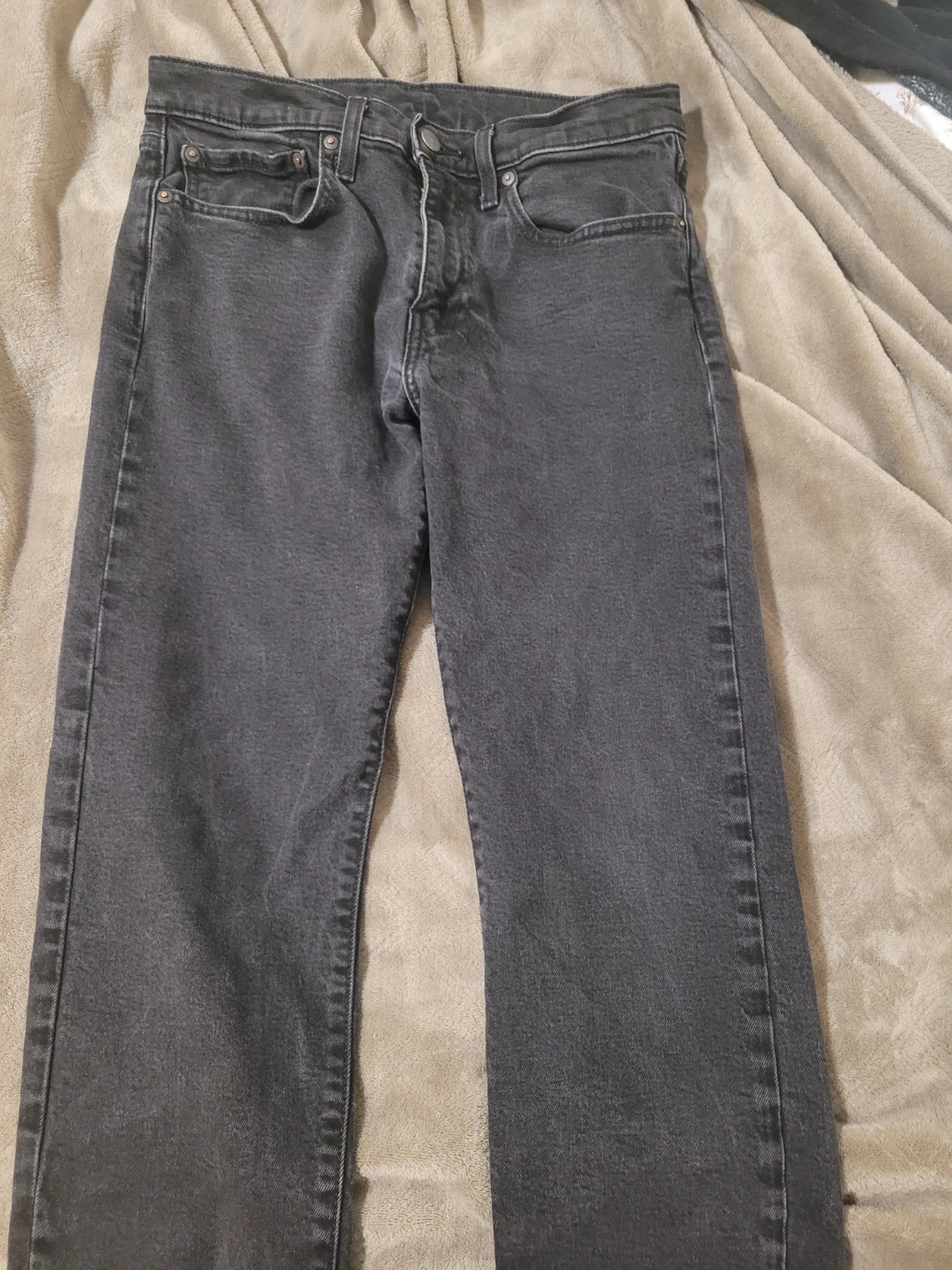 Levi's 502 Black Jeans W31 L30 - photo 3