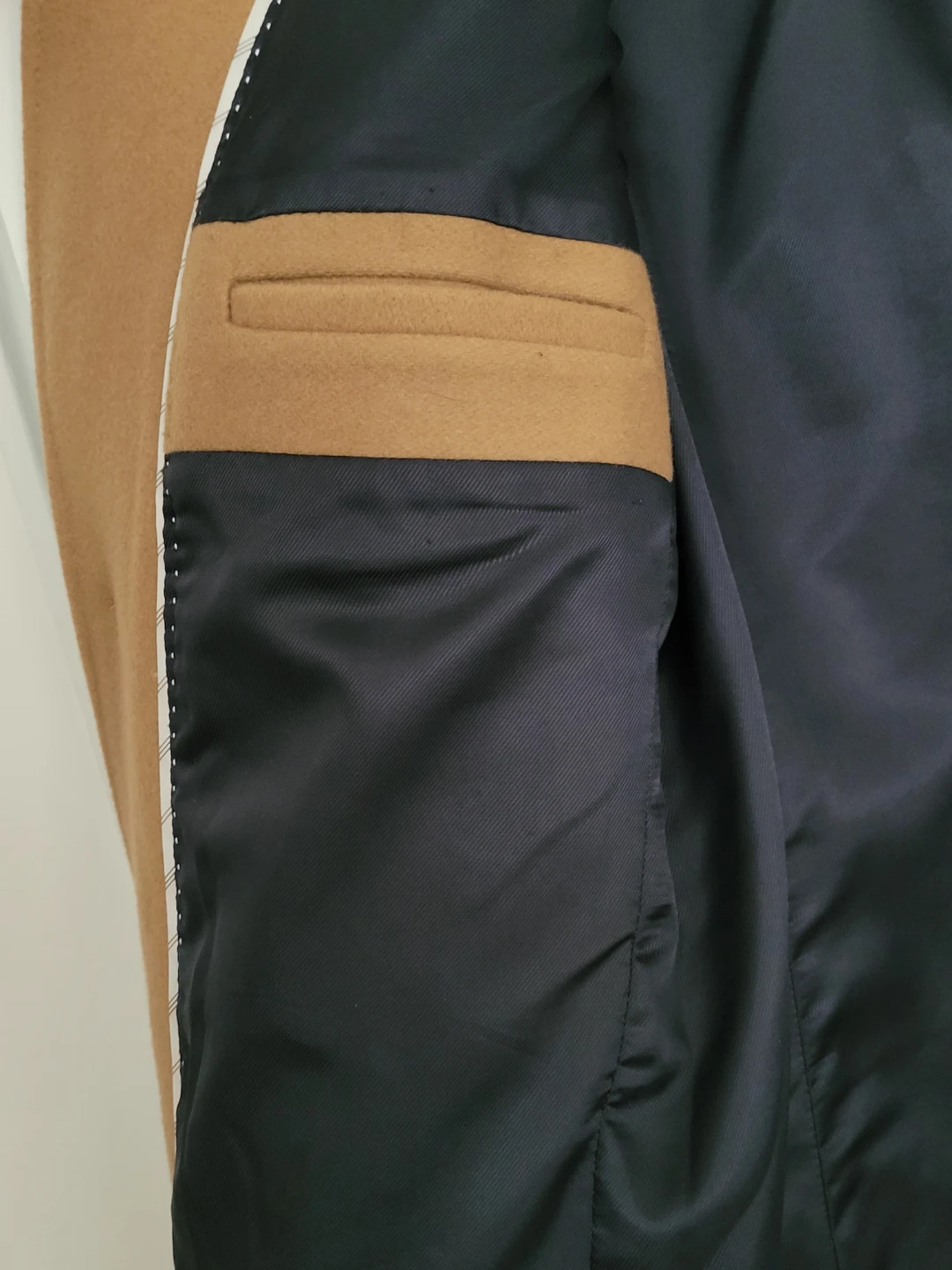 Men's ZARA Tan Wool Coat - photo 5