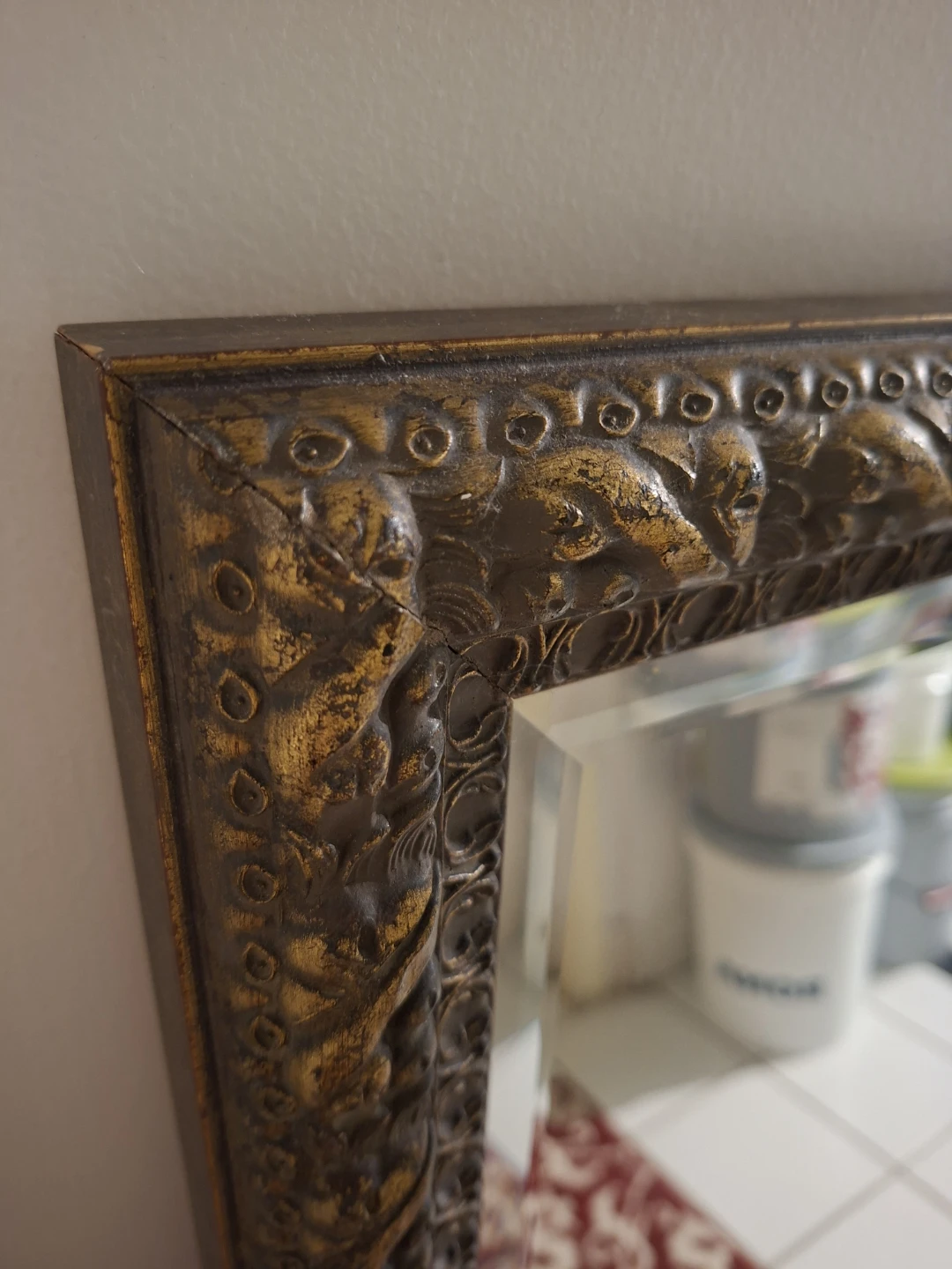 Large Antique Style Gold Framed - photo 3