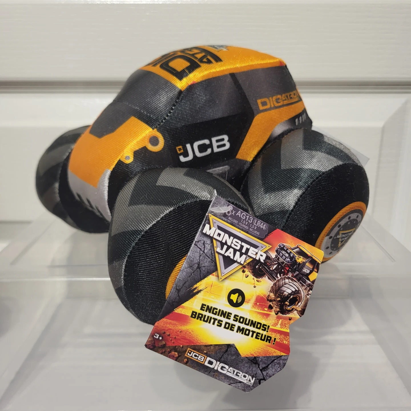Monster Jam Plush Toys JCB, El Toro Loco and Sparkle Smash - photo 4