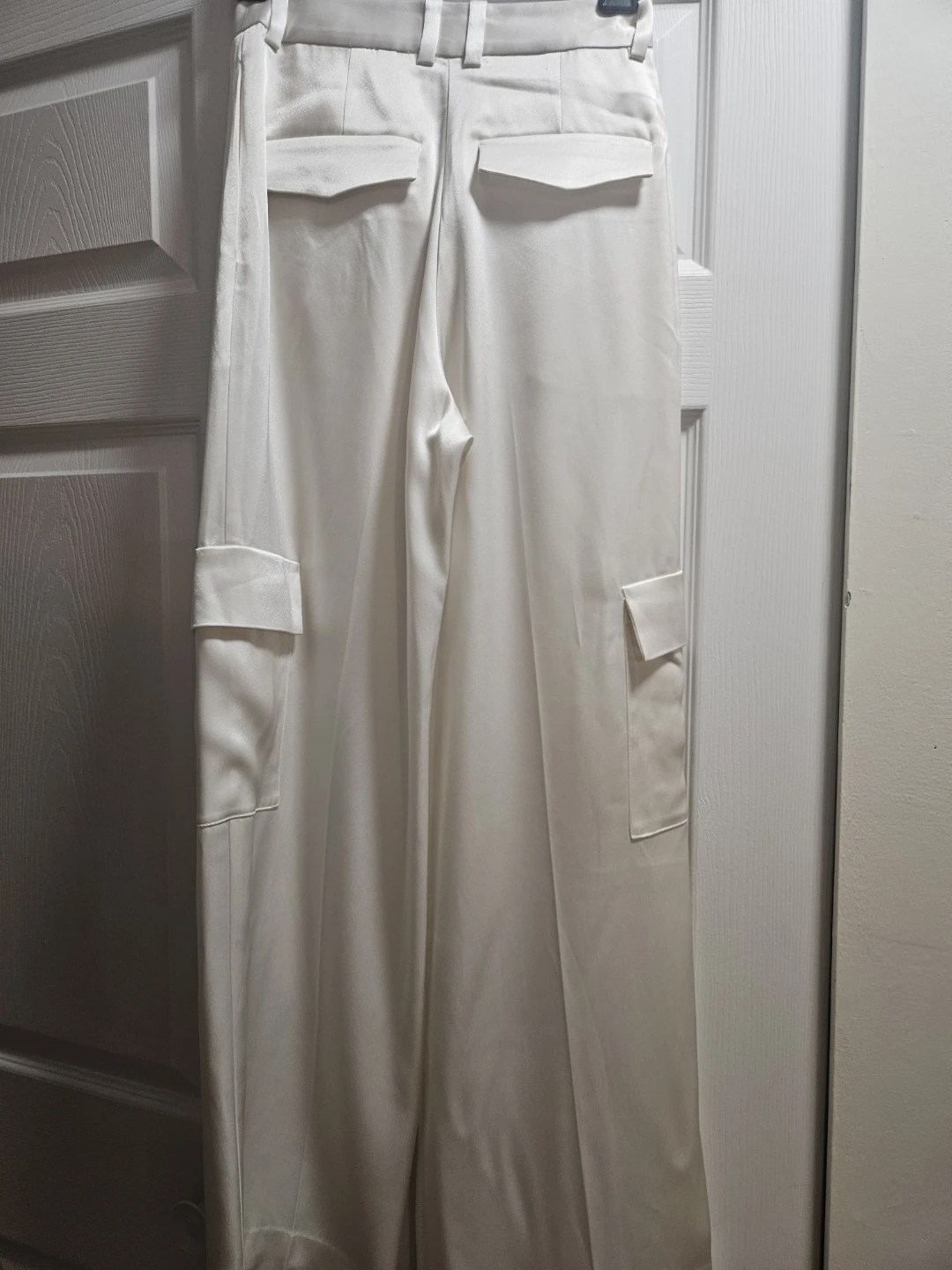 Babaton White Cargo Pants Size 00 - photo 3