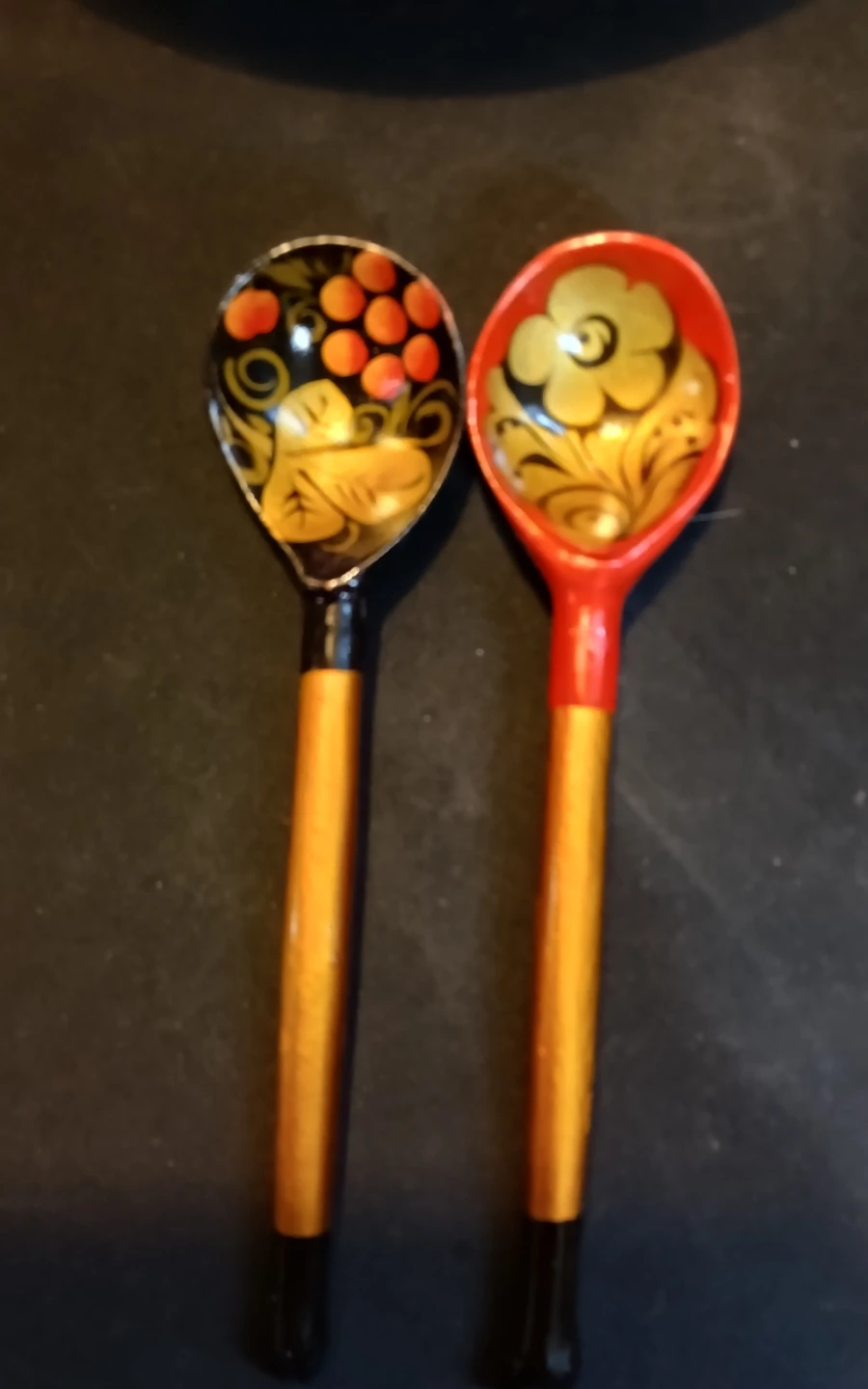 Russian Khokhloma Wooden Serving Set - photo 3