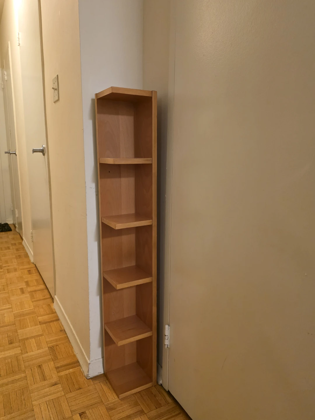 Ikea Light Wood Corner Shelf Unit - photo 2