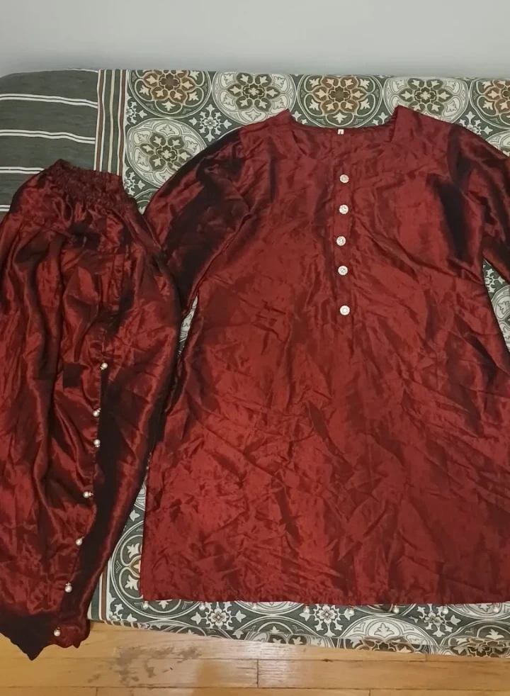 Maroon Indian Salwar Kameez Suit