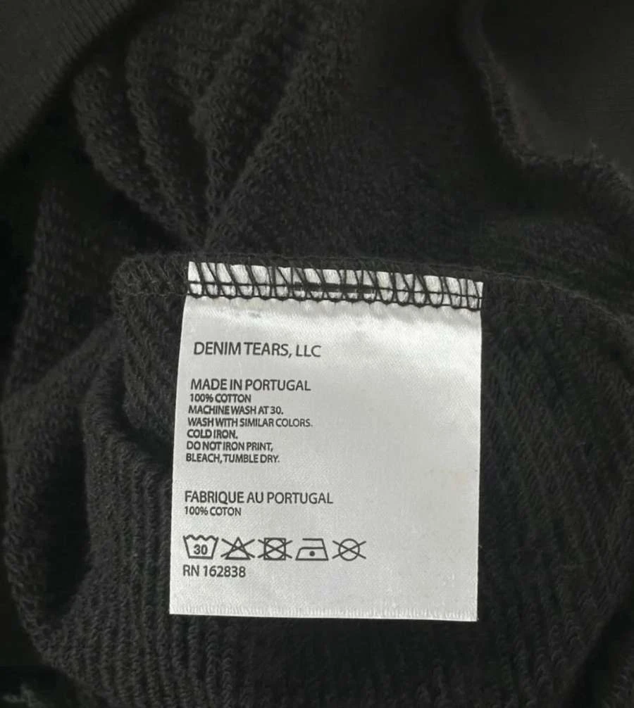 Denim tear black hoodie - photo 4