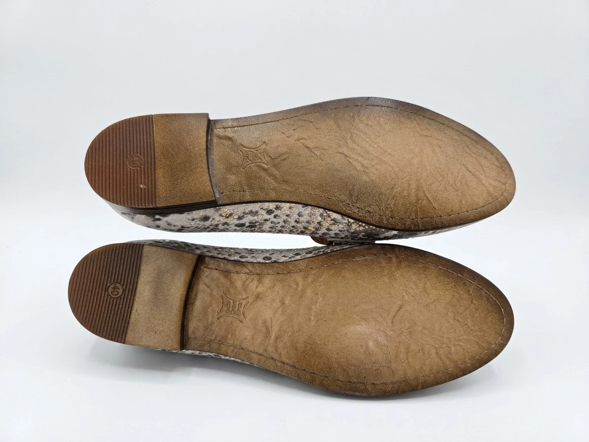 Moda in Pelle Snakeskin Print Loafers - photo 2