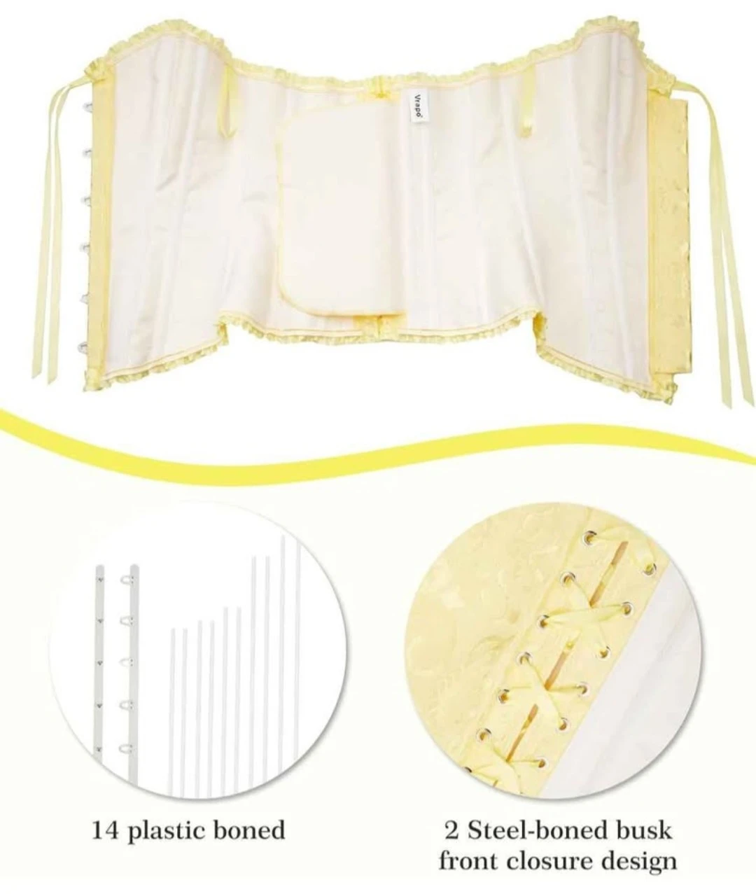 Vrapo Yellow Corset - photo 3