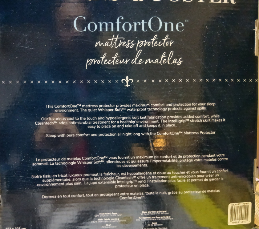 Stearns & Foster ComfortOne Queen Mattress Protector - photo 3