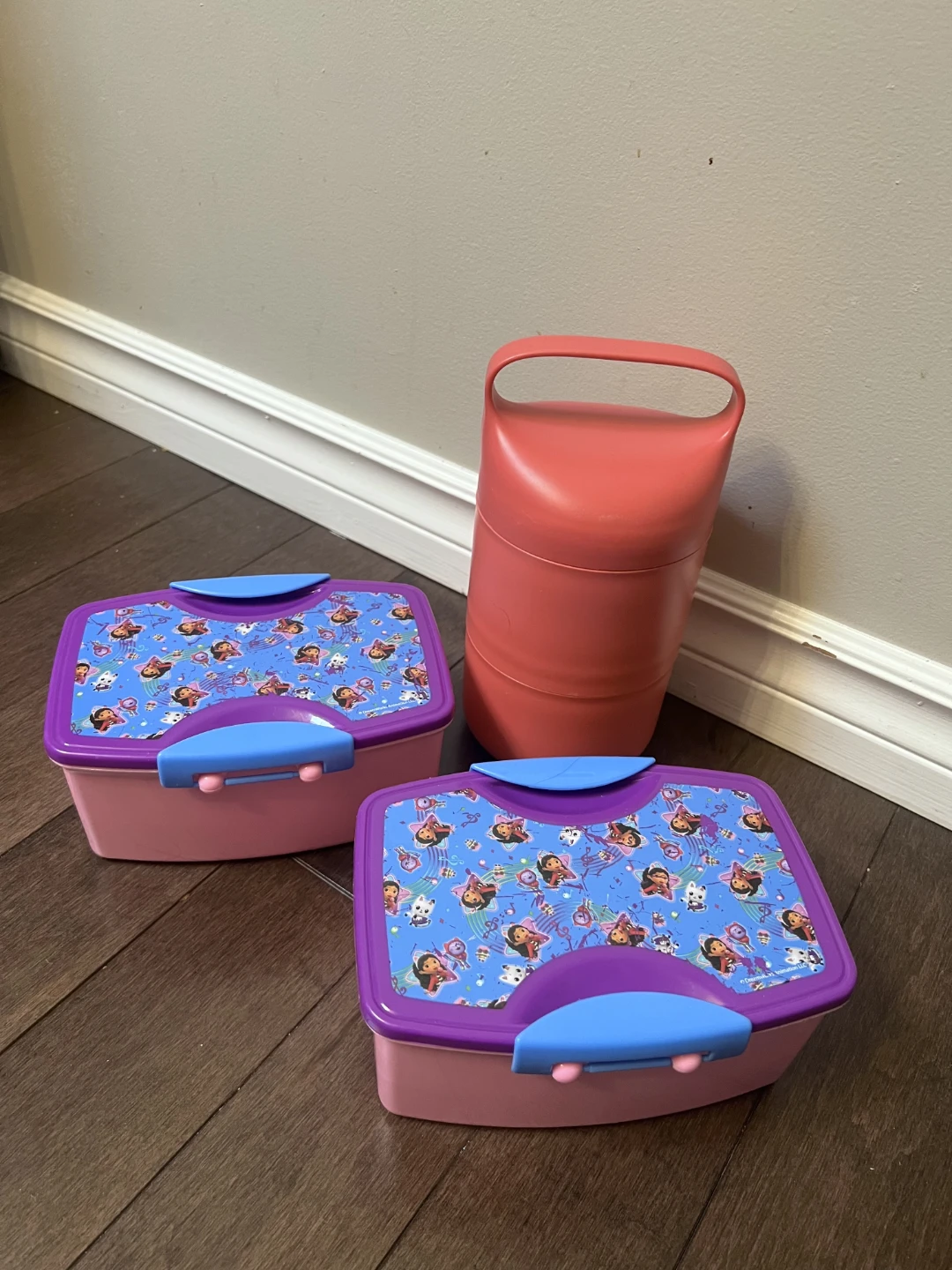 Gabby's Dollhouse Lunch Box and Stackable Container Set