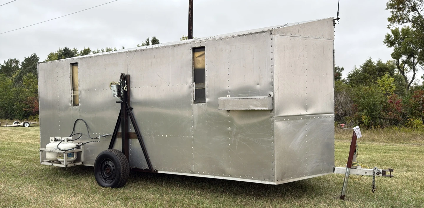 18 Foot Long Ice Fishing Shack