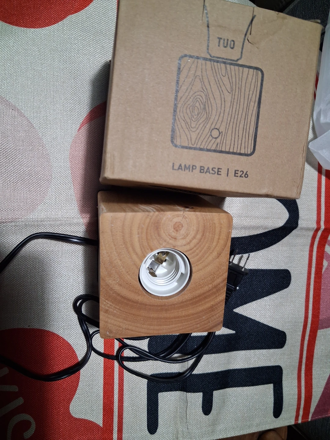 TUO Wooden Lamp Base E26. A1 - photo 2