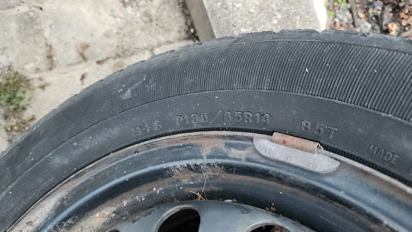 Two tyre rim P185/65R14 - photo 2